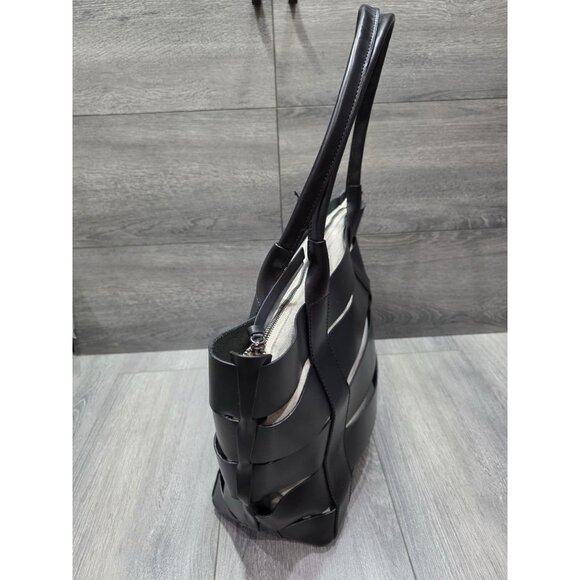 Botkier Hampton Leather Tote Shoulder bag Black B000474 - Picture 9 of 13